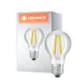 Ledvance Classic Superior LED Lamp E27 Peer Filament Helder 13.8W 1521lm - 927 Zeer Warm Wit | Beste Kleurweergave - Dimbaar - Vervangt 100W