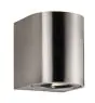 Nordlux Canto 2 Wandlamp Roestvrij Staal Up & Down - 10.6W 500lm - 830 Warm Wit | IP44