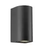 Nordlux Canto Wandlamp Aluminium Zwart Up & Down | Geschikt voor 2x GU10