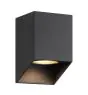 Nordlux Nico Wandlamp Vierkant Aluminium Zwart | Geschikt voor 1x GU10