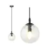 Emibig Hanglamp Cosmo Staal Zwart | Geschikt voor 1x E14 - Max 10W