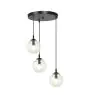 Emibig Hanglamp Cosmo Staal Zwart | Geschikt voor 3x E14 - Max 10W