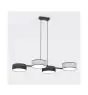 Emibig Hanglamp Drumz Staal Zwart | Geschikt voor 4x E14 - Max 10W
