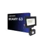 Noxion LED Floodlight Beamy G3.1 Zwart 20W 2200lm 100D - 840 Koel Wit | IP44 - Bewegings- en Lichtsensor - Symmetrisch 