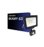 Noxion LED Floodlight Beamy G3.1 Zwart 30W 3300lm 110D - 830 Warm Wit | IP44 - Bewegings- en Lichtsensor - Symmetrisch 