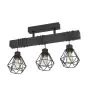 Eglo Plafondlamp Townshend 5 Staal Hout Zwart | IP20 - Geschikt voor 3x E27 