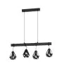 Eglo Hanglamp Townshend 7 Staal Hout Zwart | IP20 - Geschikt voor 4x E27 