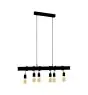 Eglo Hanglamp Townshend 6 Staal Zwart | IP20 - Geschikt voor 6x E27 