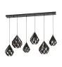Eglo Hanglamp Carlton 1 Staal Zwart Koper | IP20 - Geschikt voor 6x E27 