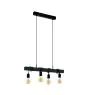 Eglo Hanglamp Townshend Staal Hout Zwart | IP20 - Geschikt voor 4x E27 