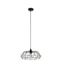 Eglo Hanglamp Carlton 2 Staal Zwart | IP20 - Geschikt voor 1x E27 