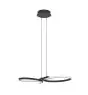 Eglo Pendelarmatuur Serpins Staal Zwart 21W 2500lm - 830 Warm Wit