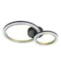 Eglo Plafondlamp Calliera Staal Zwart, Messing 12W 1500lm - 830 Warm Wit | Dimbaar