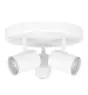 Eglo Plafond Spot Consuma 1 Staal Wit | Geschikt voor 3x GU10