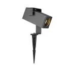 SLV Theo Beugel Prikspot Aluminium Antraciet | IP65 - Geschikt voor 1x GU10 Max. 7W - Dimbaar