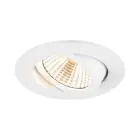 SLV New Tria 68 Spot Aluminium Wit Rond 8.3W 705lm 38D - 927 Zeer Warm Wit | Zaagmaat 68mm -  Beste Kleurweergave - Dimbaar 