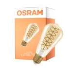Osram Vintage 1906 LED E27 Edison Filament Goud 8.8W 806lm - 824 Zeer Warm Wit | Dimbaar - Vervangt 60W