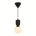 Nordlux Sadie Pendelarmatuur Composite Zwart | Geschikt voor 1x E14
