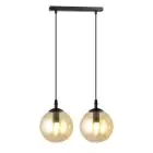 Emibig Hanglamp Cosmo Staal Zwart | Geschikt voor 2x E14 - Max 10W