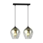Emibig Hanglamp Istar Staal Zwart | Geschikt voor 2x E27 - Max 10W