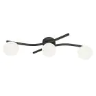 Emibig Plafondlamp Opus Staal Zwart | Geschikt voor 3x E14 - Max 10W