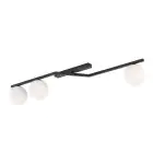 Emibig Plafondlamp Naton Staal Zwart | Geschikt voor 3x E14 - Max 10W
