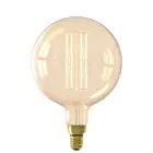 Calex XXL Mega Hoge lumen Goud Globe LED E27 G125 Filament 10.5W 1100lm- 821 Zeer Warm Wit | Dimbaar