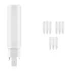 Voordeelpak 10x Ledvance Dulux-D LED 6W - 830 Warm Wit | 2-Pin - Vervangt 13W