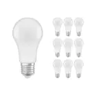 Voordeelpak 10x Ledvance Classic LED E27 Peer Mat 8.5W 806lm - 840 Koel Wit | Vervangt 60W