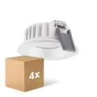 Voordeelpak 4x Ledvance LED Spot Air Fix Aluminium Wit 6W 480lm 36D - 927 Zeer Warm Wit | Zaagmaat 68mm - IP65 - Beste Kleurweergave - Dimbaar