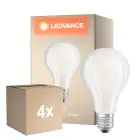 Voordeelpak 4x Ledvance Classic LED E27 Peer Filament Mat 24W 3452lm - 827 Zeer Warm Wit | Vervangt 200W