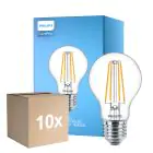 Voordeelpak 10x Philips Corepro LED Lamp E27 Peer Helder 8.5W 1055lm - 840 Koel Wit | Vervangt 75W