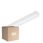 Voordeelpak 4x Philips LED Montagebalk CoreLine Wit 10.8W/17W 1500lm/2400lm - 830-840 CCT | 60cm - Vervangt 2x18W