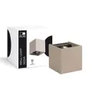 D'Lite Wandlamp Nova Beige Up & Down 4.9W 480lm - 830 Warm Wit | IP54 - Verstelbare Gradenbundel