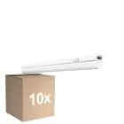 Voordeelpak 10x Ledvance LED Montagebalk Linear Compact Schakelaar 4W 400lm - 830 Warm Wit | 30cm