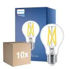 Voordeelpak 10x Philips Master LED E27 Peer Filament Helder 7.2W 1055lm - 922-927 Dim To Warm | Beste Kleurweergave - Dimbaar - Vervangt 75W