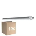 Voordeelpak 10x Ledvance LED Waterdichte Montagebalk Vochtbestendig Compact 31W 3500lm - 830 Warm Wit | 150cm