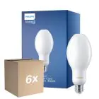 Voordeelpak 6x Philips TrueForce Core LED E27 HPL/SON Mat 13W 2000lm 300D - 840 Koel Wit | Vervangt 50W