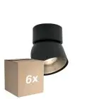 Voordeelpak 6x Nordlux Pitcher Spot Metaal Zwart | Geschikt voor GU10