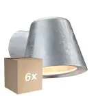 Voordeelpak 6x Nordlux Aleria Wandlamp Verzinkt Staal Grijs | Geschikt voor GU10