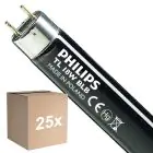 Voordeelpak 25x Philips MASTER TL-D 18W - Blacklight Blauw | 60cm