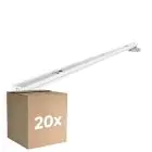Voordeelpak 20x Noxion Montagebalk Click LED T8 | Geschikt voor 2x60cm LED Buis