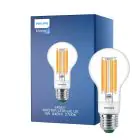 Philips MASTER LED Lamp Ultra Efficient E27 Peer Helder 4W 840lm - 827 Zeer Warm Wit | Dimbaar - Vervangt 60W