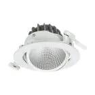 Philips LED Spot Greenspace Accent Cardanic Aluminium Wit 31W 3900lm 36D - 930 Warm Wit | 163mm - IP20 - Beste Kleurweergave - Dali Dimbaar