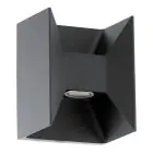Eglo Wandlamp Morino Buitenverlichting Aluminium Antraciet/Grafiet Up & Down  5W 460lm - 830 Warm Wit