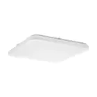 Eglo Wand en Plafondlamp Frania Staal Wit 5.5W 600lm - 830 Warm Wit | IP20 