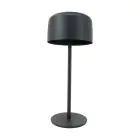 Eglo Tafellamp Roccanova Solar Staal Zwart 2W 270lm - 830 Warm Wit | IP44 - Aanraak dimbaar - USB-C