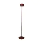 Eglo Vloerlamp Roccanova-L Solar Staal Oranje 2W 270lm - 830 Warm Wit | IP44 - Aanraak dimbaar - USB-C