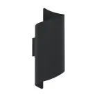 Eglo Wandlamp Montarello Staal Zwart Up & Down 4W 510lm - 827-840-860 CCT | IP54